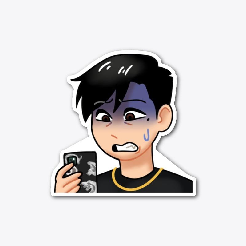 Cringe Jeff Sticker